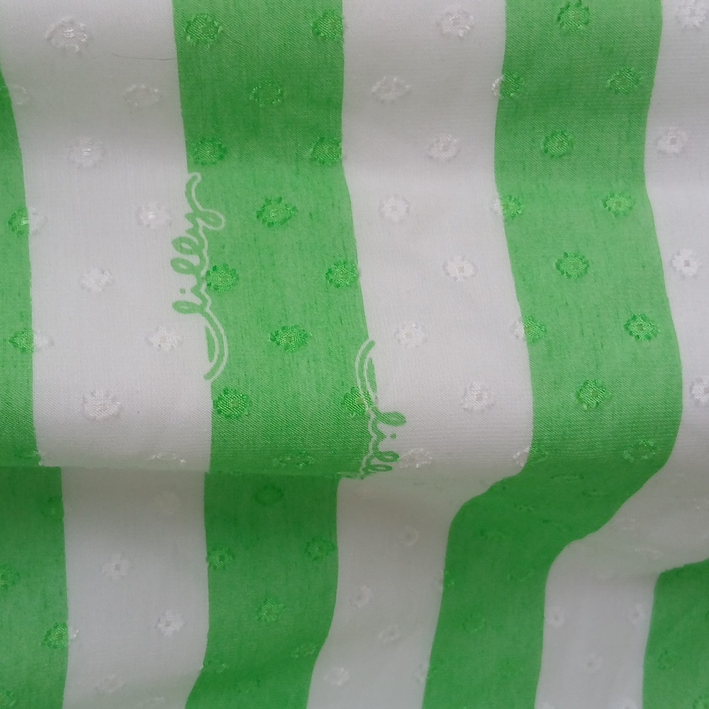 Lilly Pulitzer Danna Awning Striped Green and White Dress - Picture 5 of 8